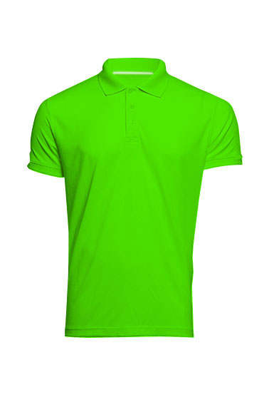 SPORT POLO PIQUE MAN lime fluor